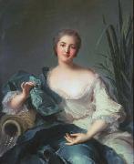 Jjean-Marc nattier Portrait of Madame Marie-Henriette-Berthelet de Pleuneuf oil painting on canvas